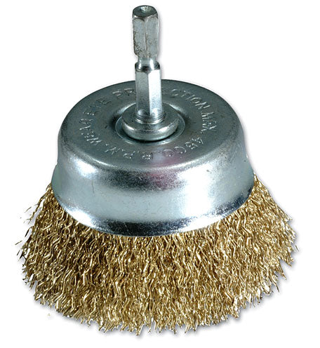 LASER 3147 75mm Steel Wire Cup Brush Quick Chuck 4500rpm For Surface Cleaning