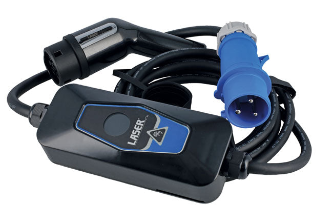 LASER 9108 EV Charging Cable 32A Single Phase T2 Female-CEE Plug (3 pin)