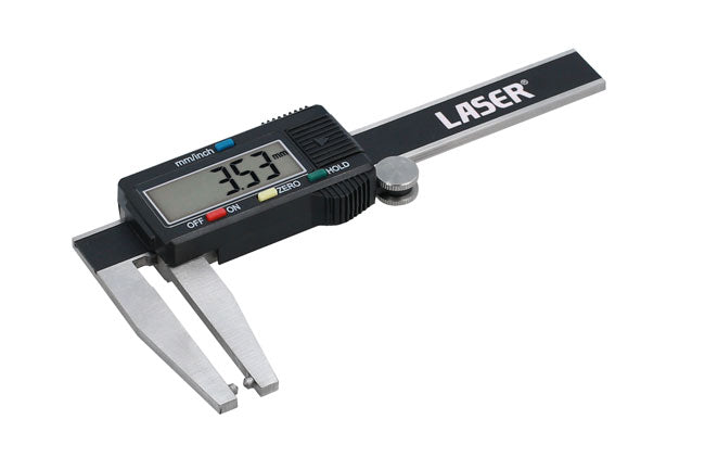 LASER 9129 Digital Brake Disc Vernier Caliper Steel 0-60 mm LCD Display