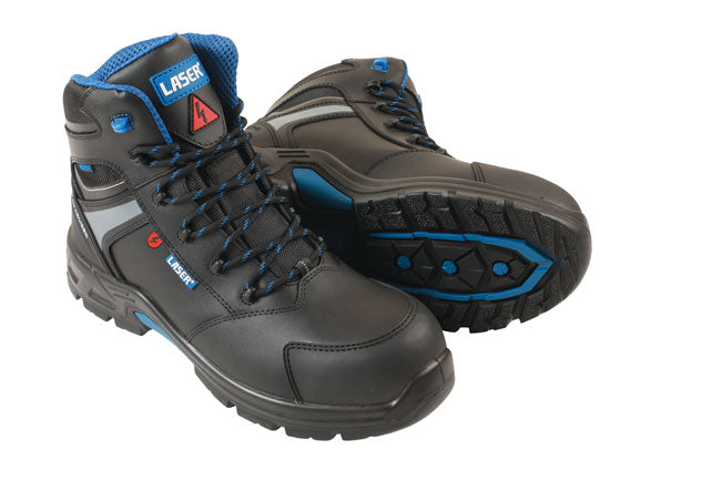 LASER 9158 Waterproof Safety Work Boots Leather Slip Resistant Size 7UK/41EU