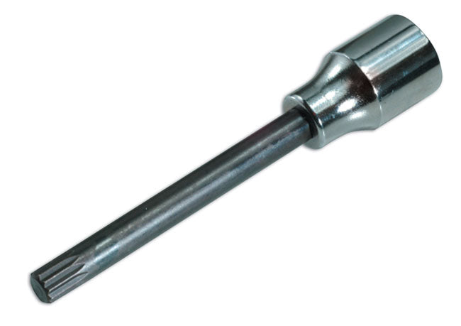 LASER 3194 Screwdriver M9 Spline Bit 1/2" Drive 120mm Chrome Vanadium S2 Steel