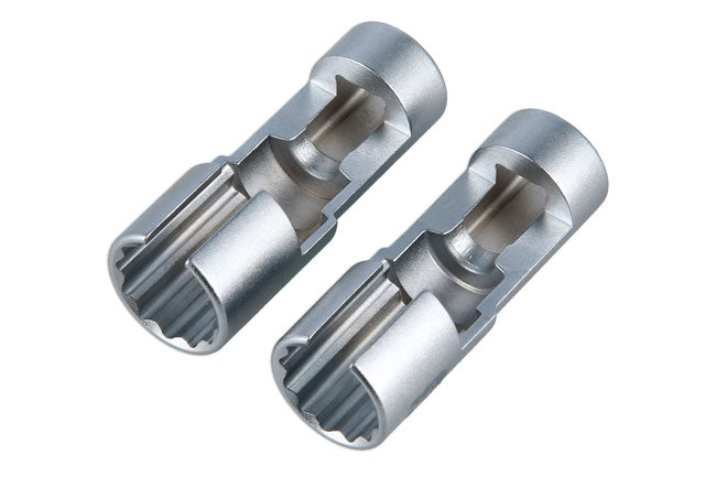LASER 9198 Oxygen Sensor Socket Wrench Set Chromoly For Lambda Sensor Removal