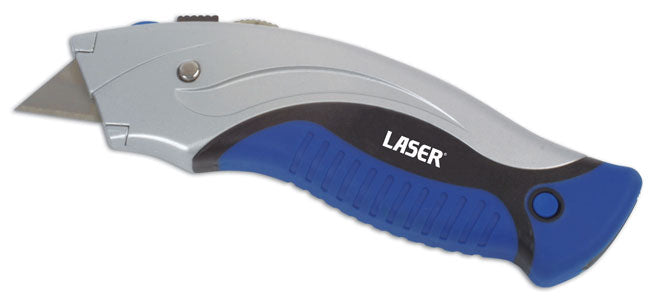 LASER 3283 Multifunction Quick Change Utility Knife Soft Grip and 5 Spare Blades