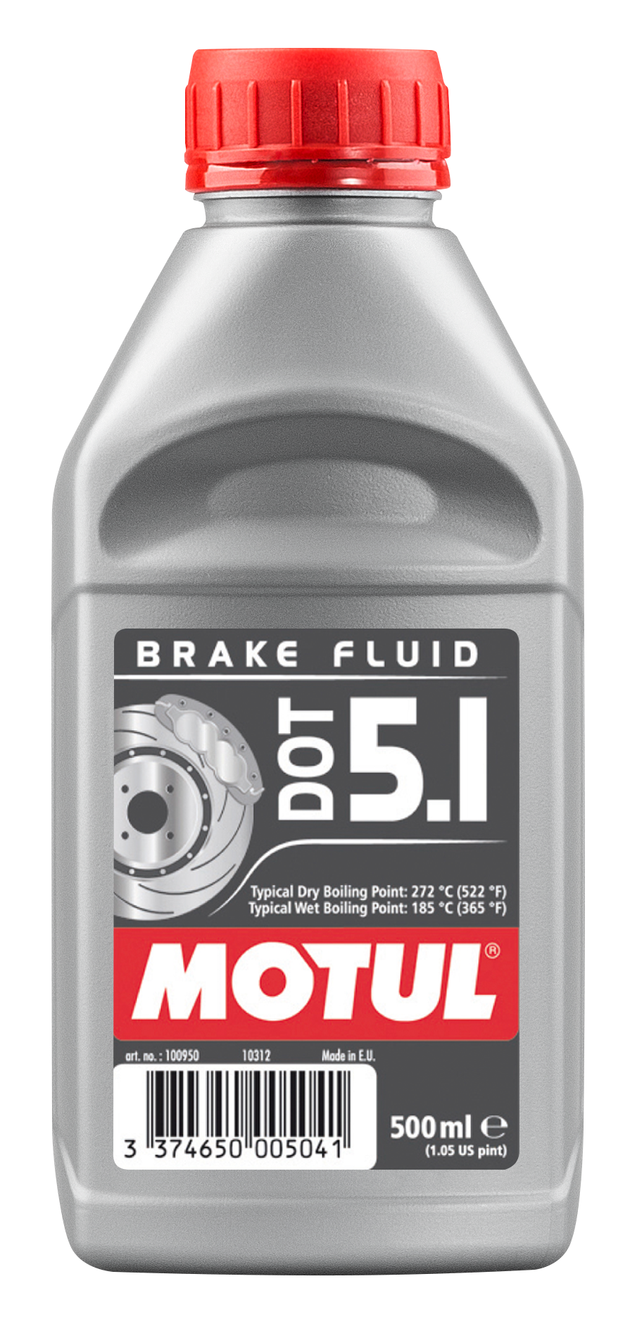 Motul DOT 5.1 0.500 Liter Brake and Clutch Systems Fluid Oil 100950