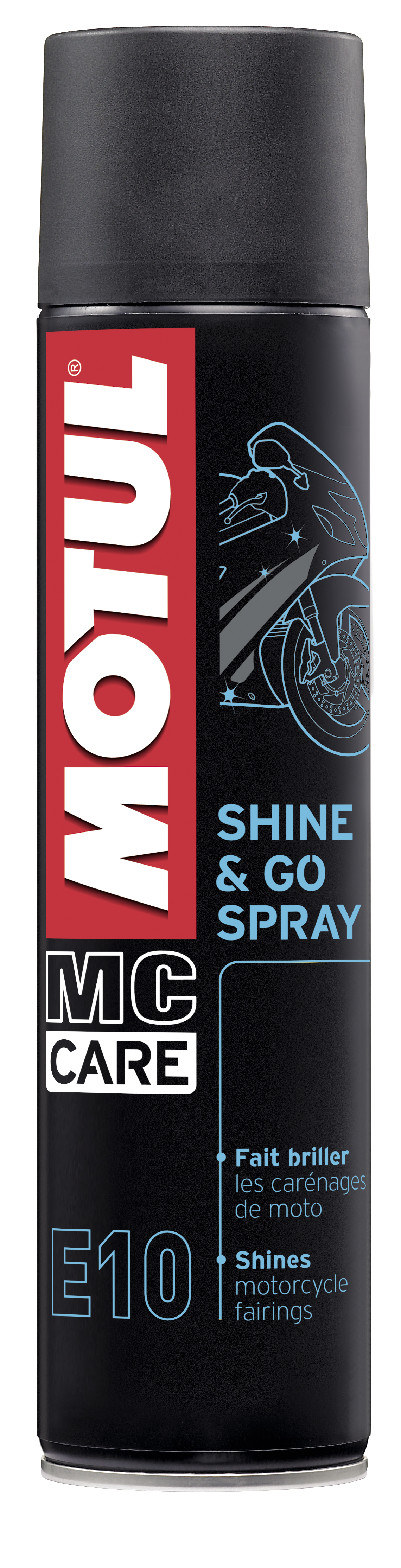 Motul E10 SHINE & GO SPRAY 0.400 Liter Polish Motorcycle Spray 103175
