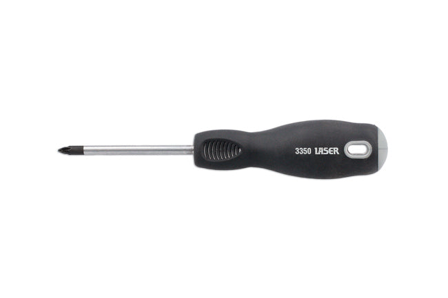 LASER 3350 Screwdriver Professional PzDrive Pz1 75mm Blade Chrome Vanadium Steel