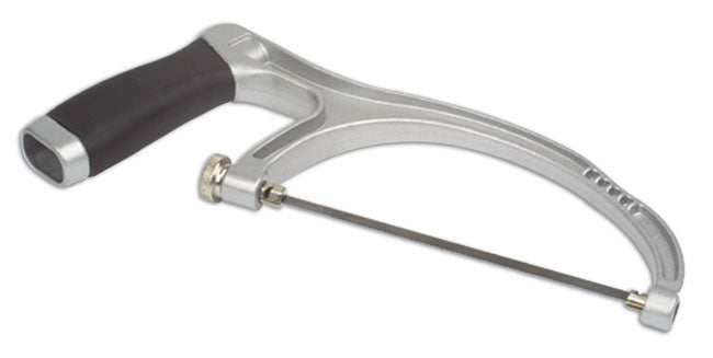 LASER 3375 Mini Hacksaw 150mm Aluminium Frame 6 Angle Settings Precision Cutting