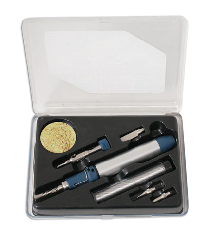 LASER 3410 Cordless Gas Soldering Kit 8pc With Butane Refill and Storage Case
