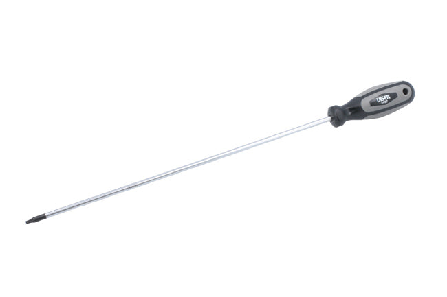 LASER 3422 Screwdriver T10 Torx Star 300mm Chrome Molybdenum Steel Magnetic Tip