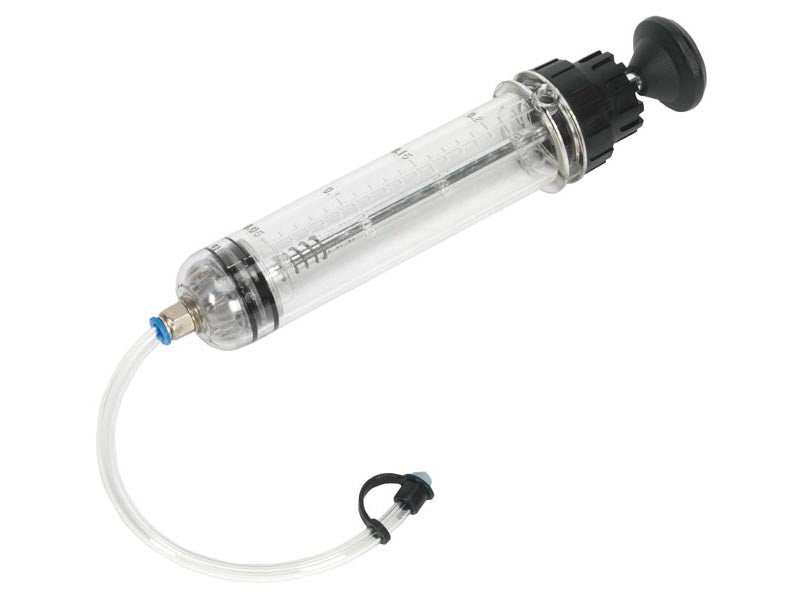 Sealey Oil Antifreeze & Brake Fluid Inspection Syringe 200mL Multipurpose VS404