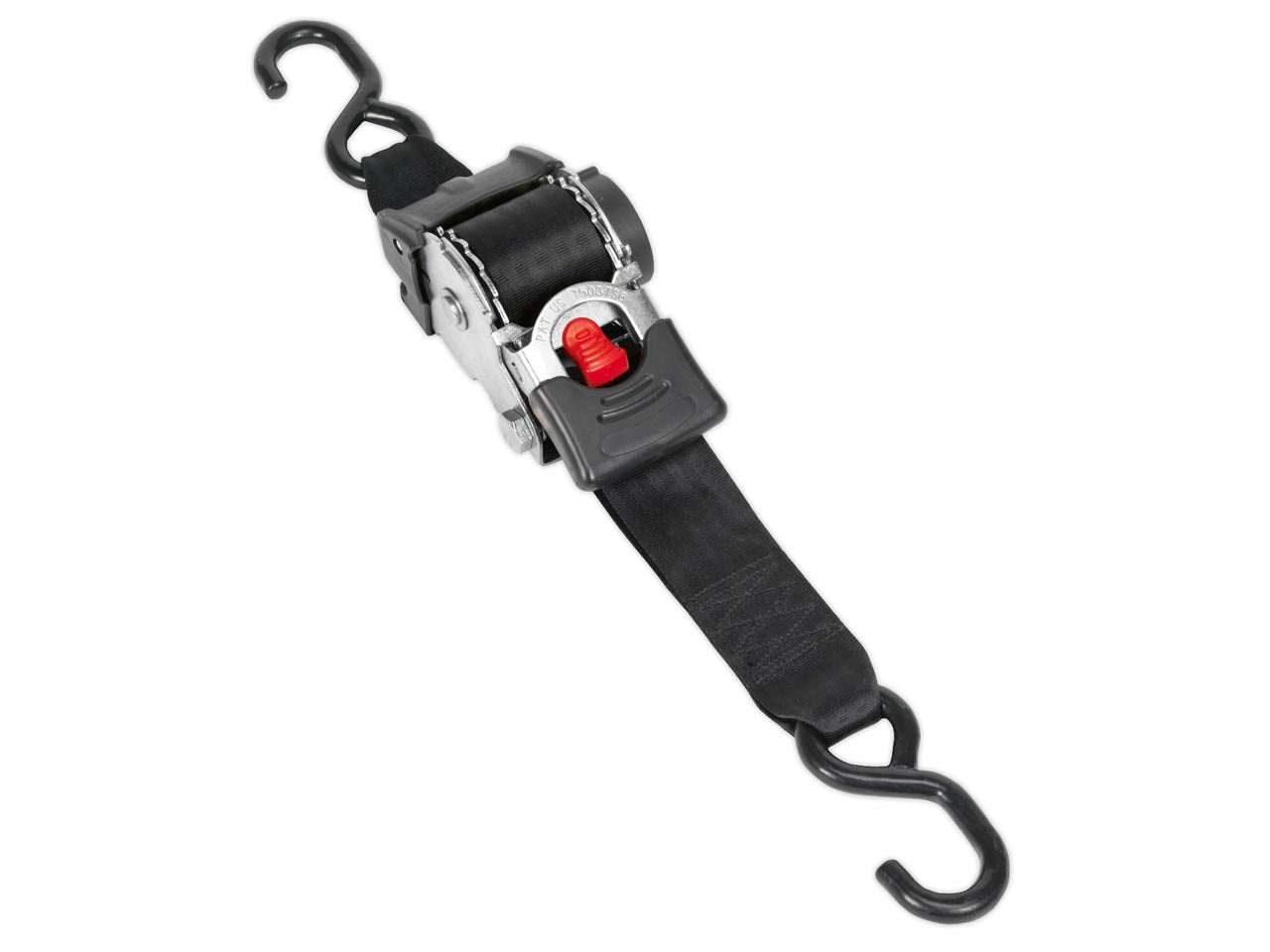 Sealey Auto Retractable Ratchet Tie Down 50mm x 3m 750kg Max Tension ATD50301