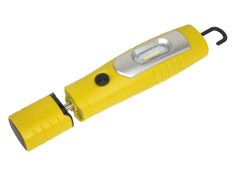 Sealey Rechargeable Inspection Lamp 360 Degree 7 SMD 3W SMD LED Yellow LED3602Y
