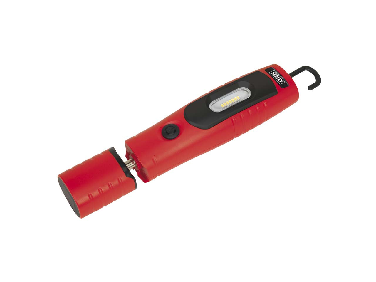 Sealey Rechargeable Inspection Lamp 360 Degree 7 SMD 3W SMD LED Red LED3602R