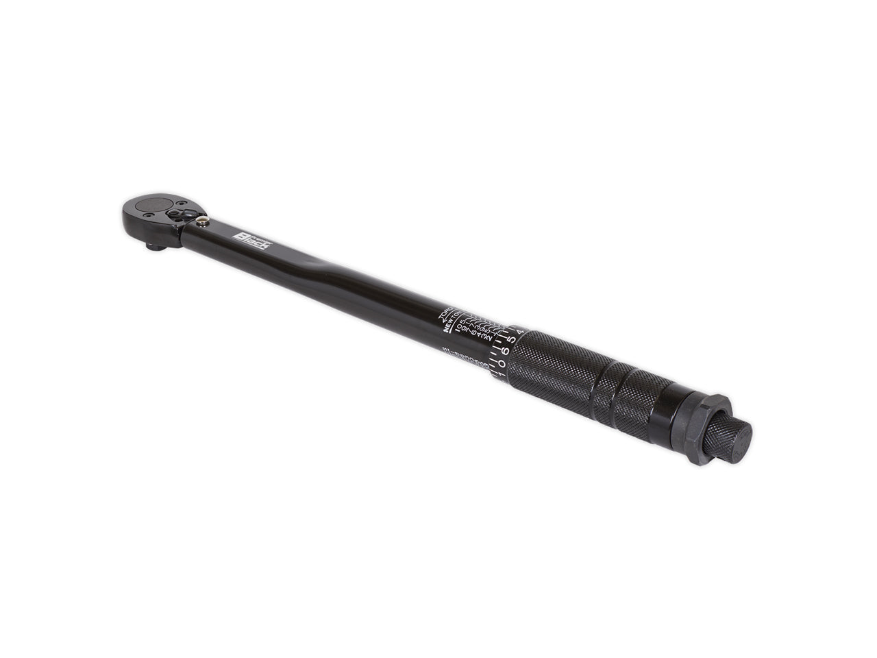 Sealey Micrometer Torque Wrench 3/8" Square Drive Calibrated Black Series AK623B