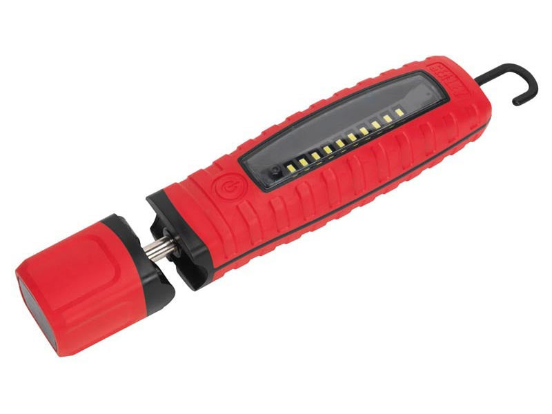 Sealey Rechargeable Inspection Lamp 360 Degree 14 SMD 3W LED Red LED360R