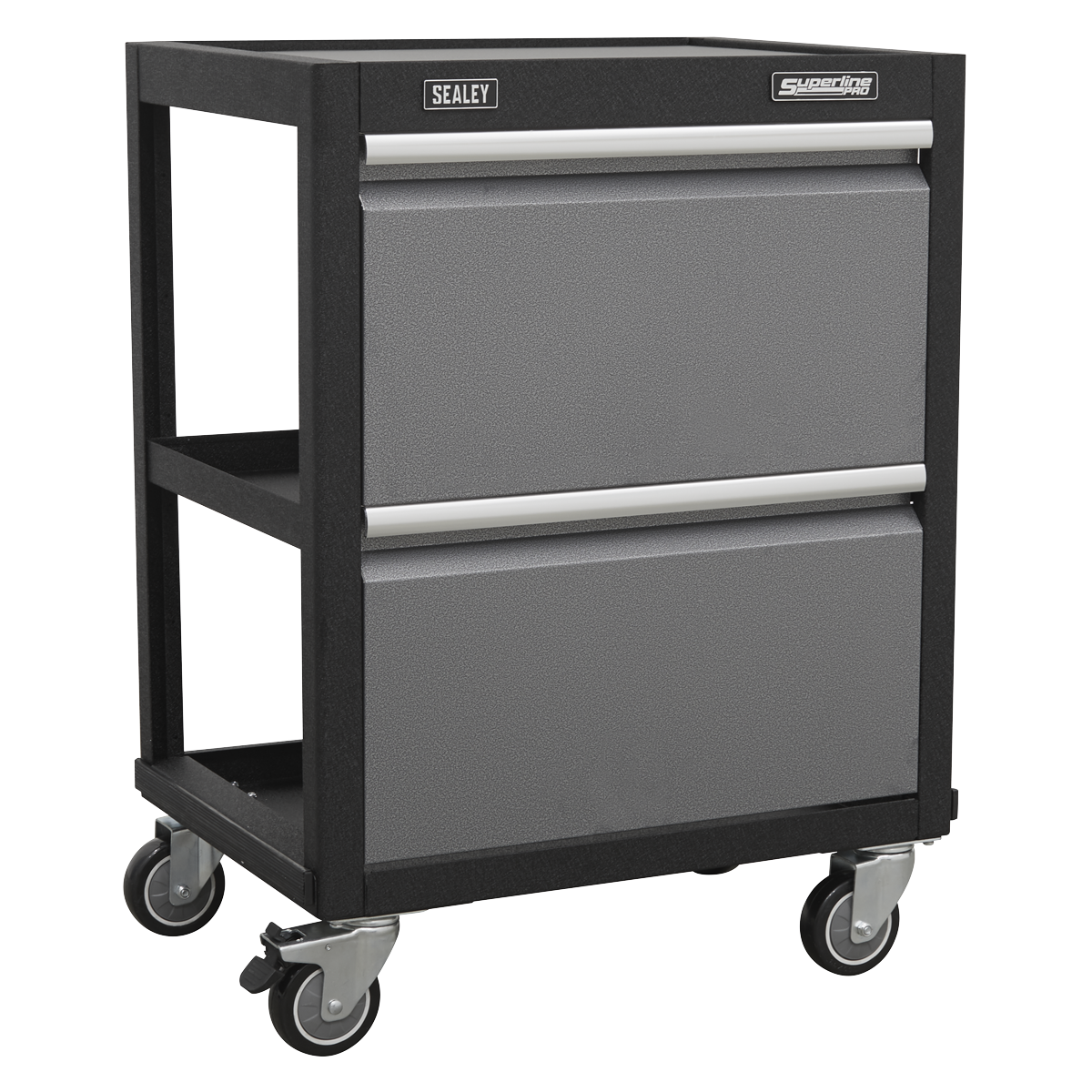 Sealey Modular Mobile Workshop 3-Tiered Trolley With Aluminium Handles APMS66