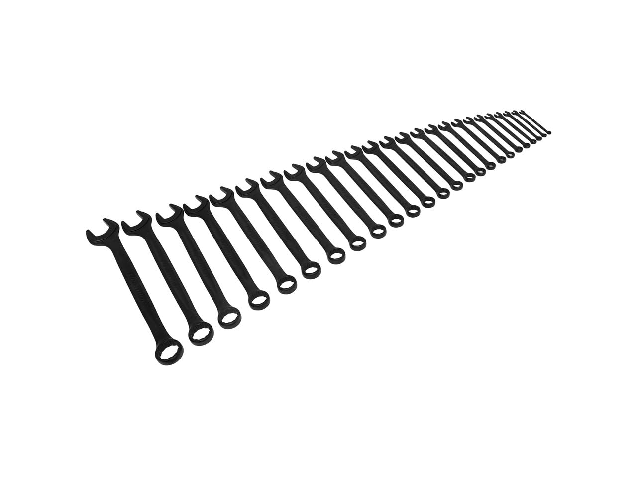 Sealey Metric Black Series Combination Spanner Set 25 Pcs Black Series AK63264B