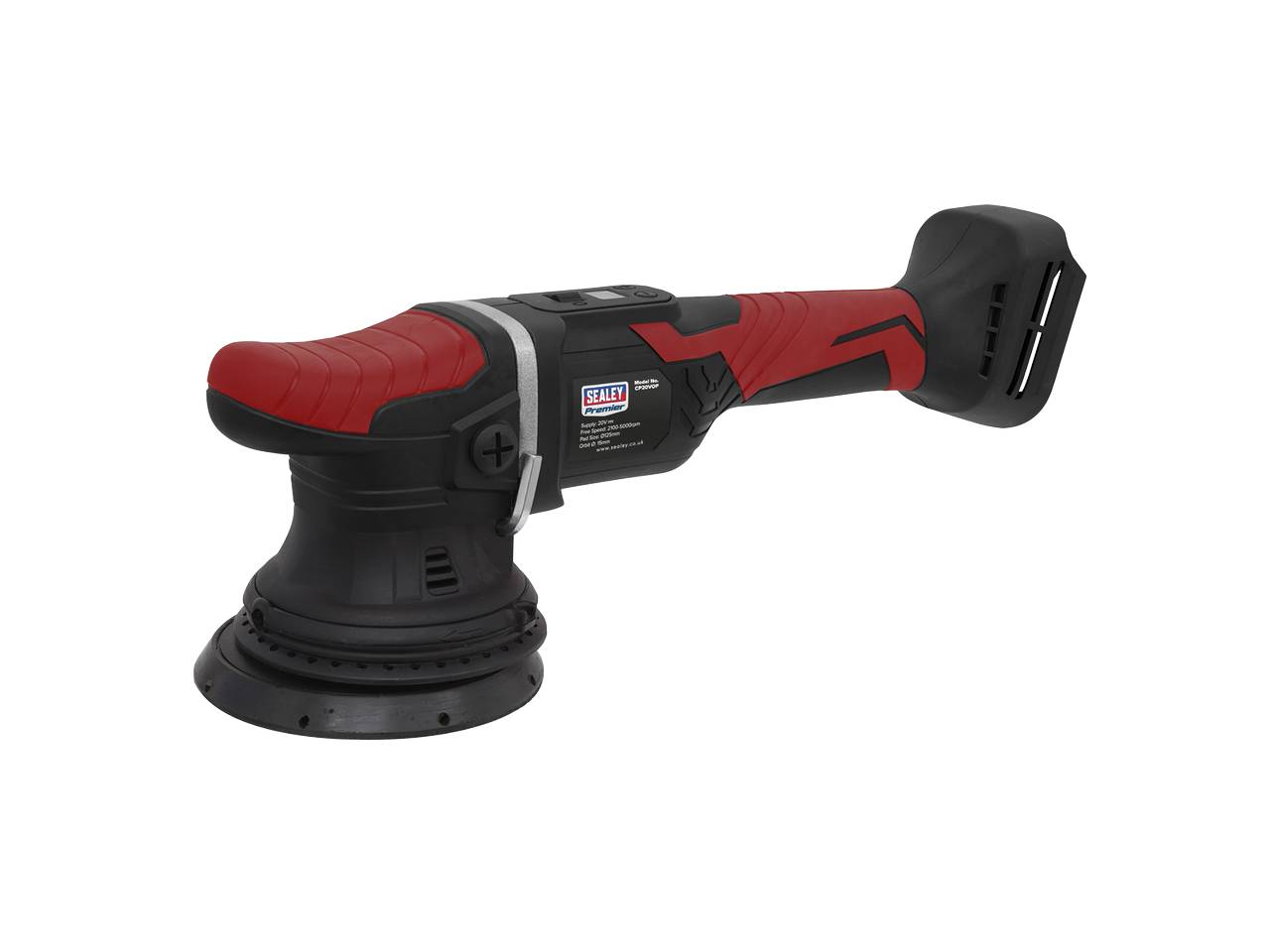 Sealey Cordless Orbital Polisher 125mm 20V Lithium-Ion Body Only CP20VOP