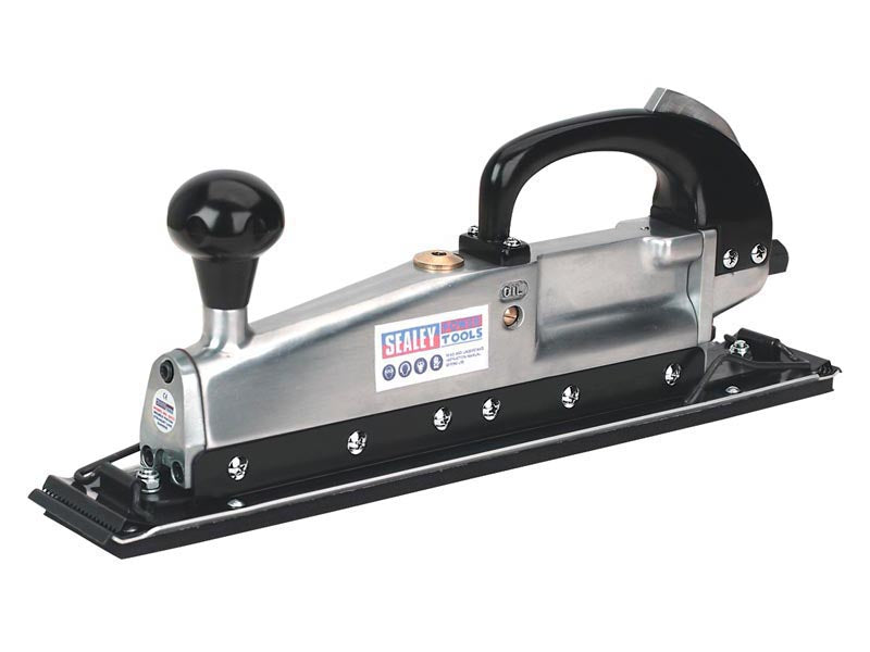 Sealey Air Sander Twin Piston In-line 2400 SPM For 115mm Papers Sheets SA32