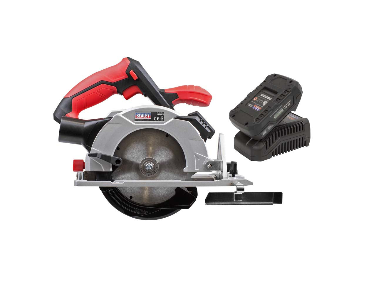 Sealey 20V 2Ah SV20 Series Ø150mm Circular Saw Kit Lighweight CP20VCSKIT1