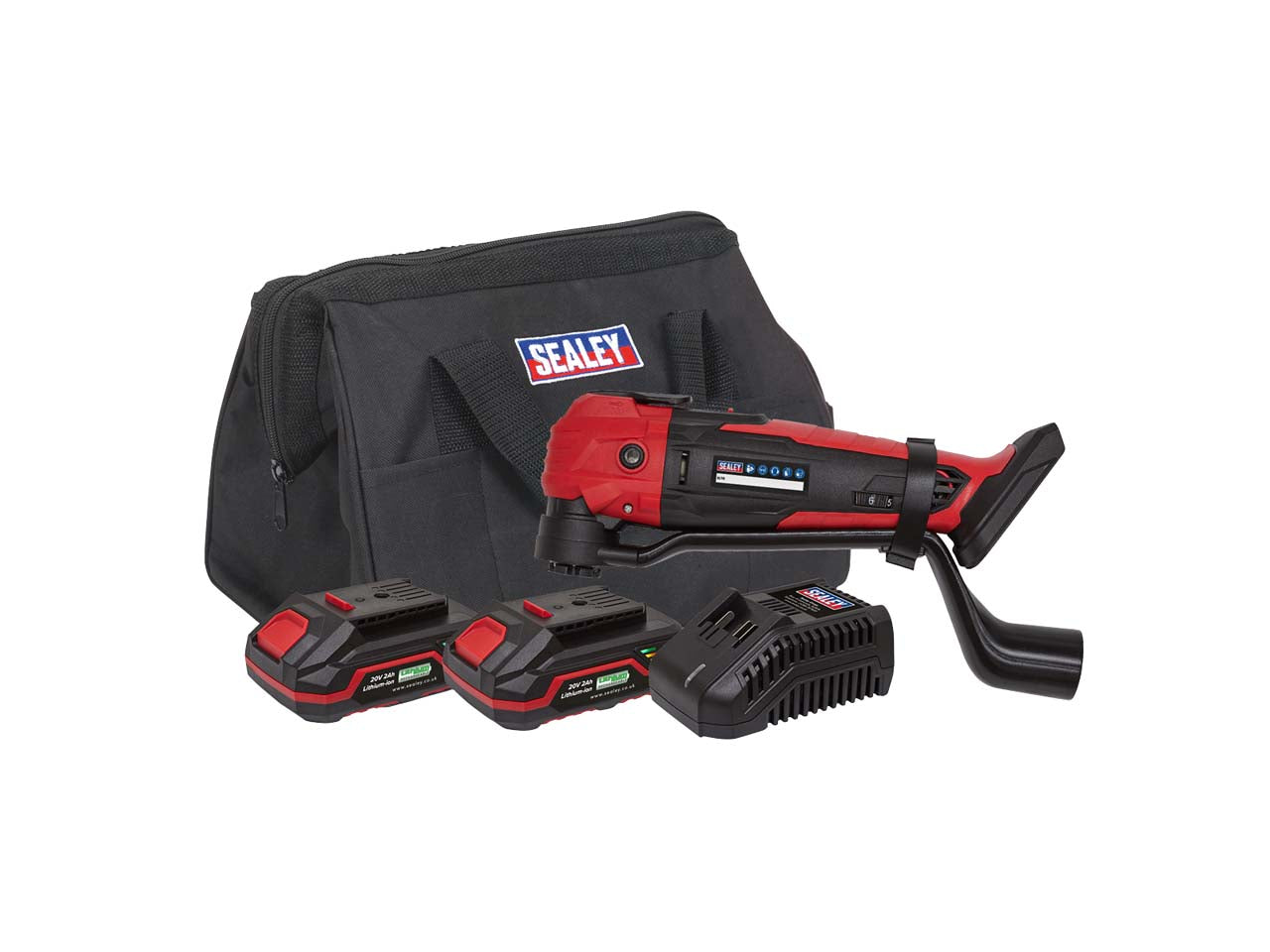 Sealey 20V SV20 Series Cordless Oscillating Multi-Tool Kit 2-Battery CP20VMTKIT