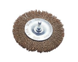 LASER 0353 4" Flat Steel Wire Brush Disc For Drill Cleaning & Rust Removal