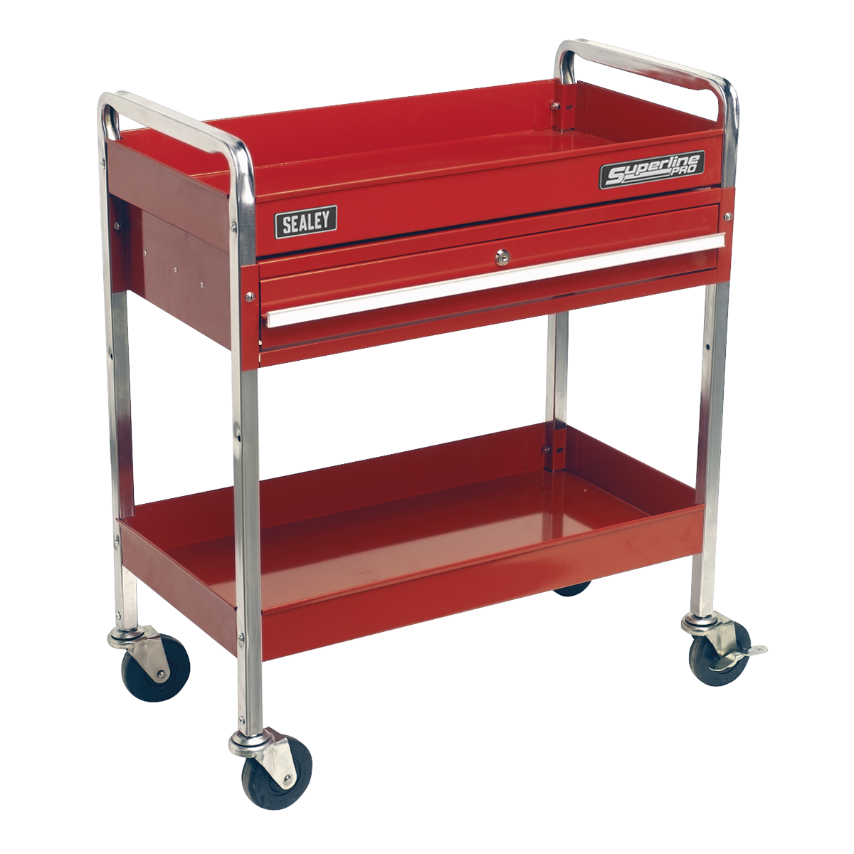 Sealey Trolley 2-Level Extra Heavy Duty With Lockable Drawer Tool Storage CX101D