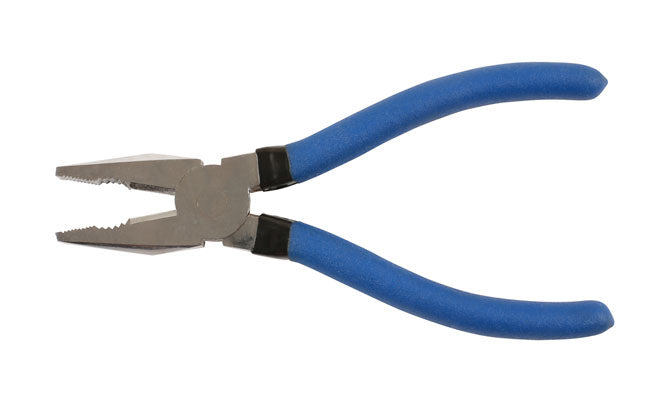 LASER 4822 Combination Pliers 175mm Chromed Nickel Serrated Jaws Wire Cutter