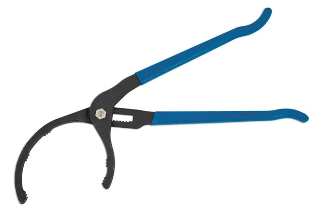 LASER 4876 Oil Filter Pliers Carbon Steel 95-178mm Toothed Jaws Adjustable Grip