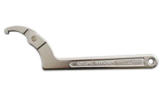 LASER 4930 Adjustable Hook Wrench 50-120mm Chrome Vanadium Steel For Motorcycle