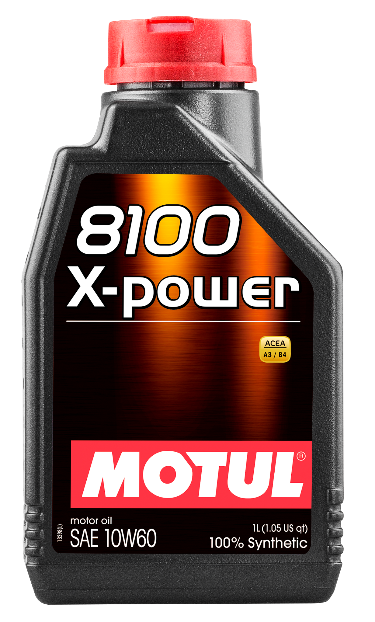 Motul 8100 X-POWER 10W60 1 Liter Auto Engine Oil 10W-60 Fully Synthetic 106142