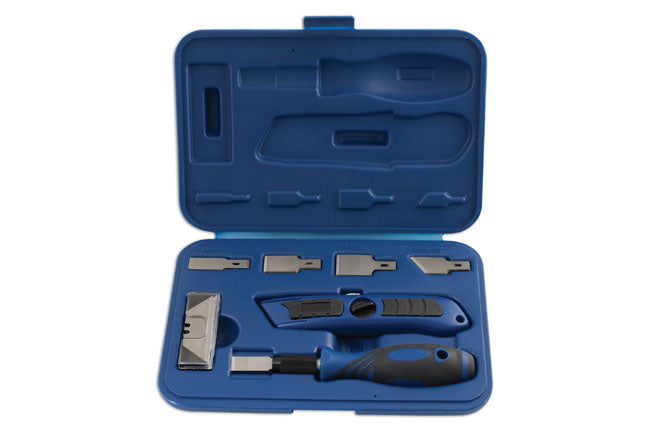 LASER 5013 Trim Knife & Scraper Set 27pc Soft Grip Multi-Blade Tool Set