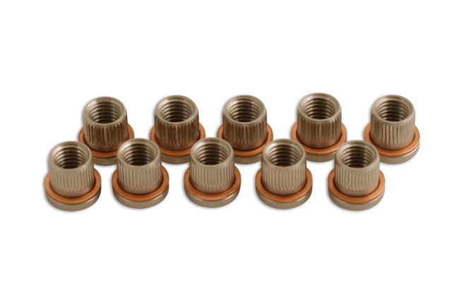 LASER 5038 Brake Caliper Guide Thread Repair Kit Steel Inserts M9 x 1.25