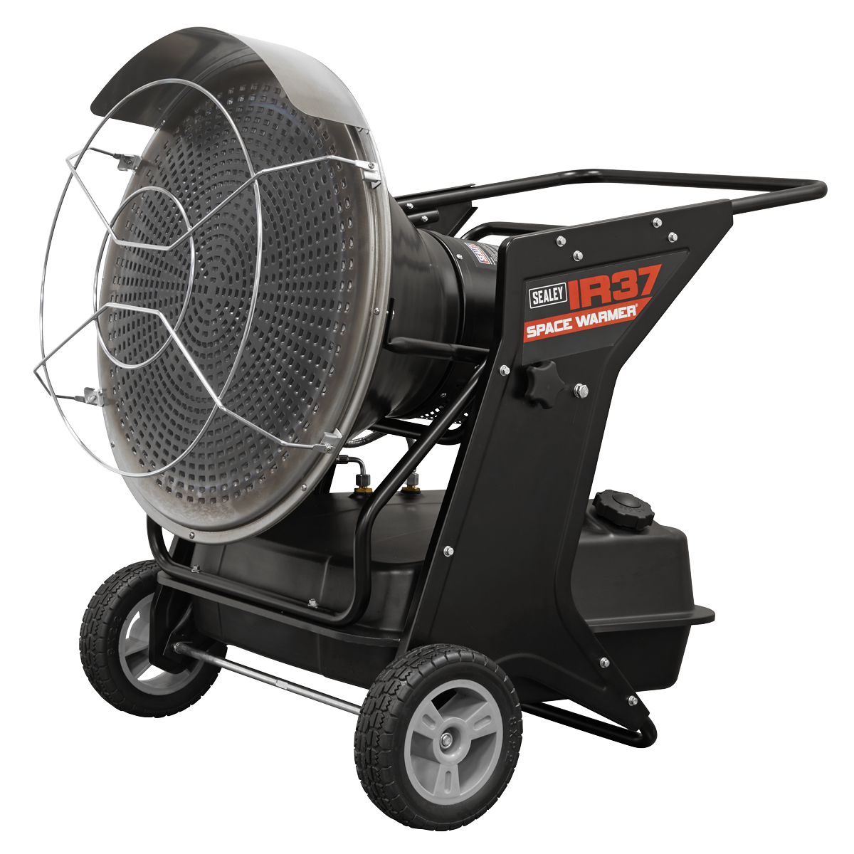 Sealey Infrared Paraffin Kerosene & Diesel Heater With Wheels 38kW IR37