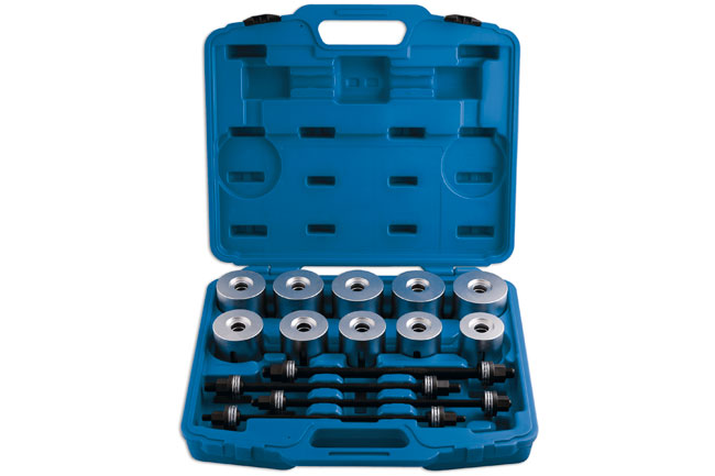 LASER 5178 Bearing Bush Removal Insertion Tool Kit 34-72mm 4 Threaded Bars