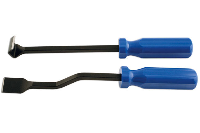 LASER 5222 Reverse & Offset Scraper Set Hardened Steel Blades 25 mm Tool