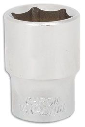 LASER 0818 Socket Wrench Insert 1/2" Drive 22mm Spanner Chrome Vanadium Steel