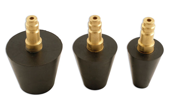LASER 5261 3pc Radiator Cone Set For Vacuum Filling Systems 17-50mm Workchop Use