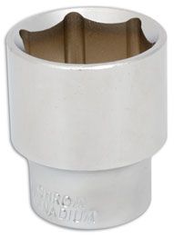 LASER 0821 Socket Wrench Insert 1/2" Drive 27mm Spanner Chrome Vanadium Steel