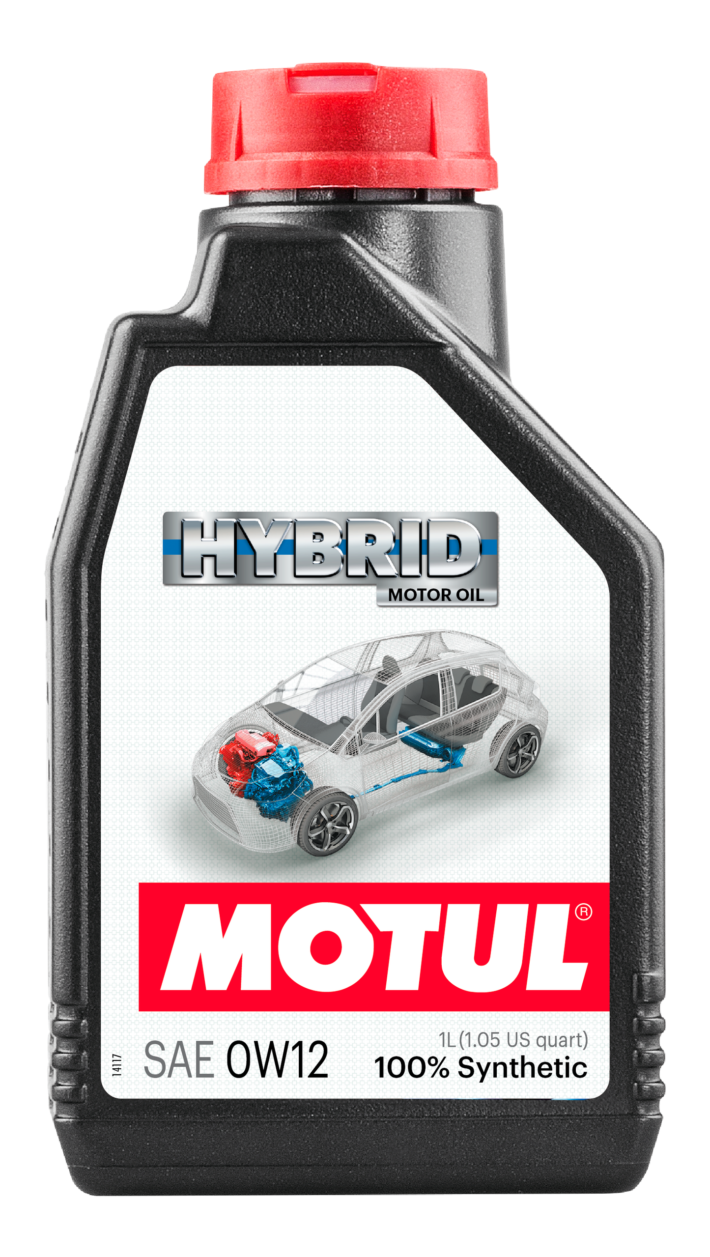 Motul HYBRID 0W12 1 Liter Auto Engine Lubricant Oil 0W-12 Fully Synthetic 107151