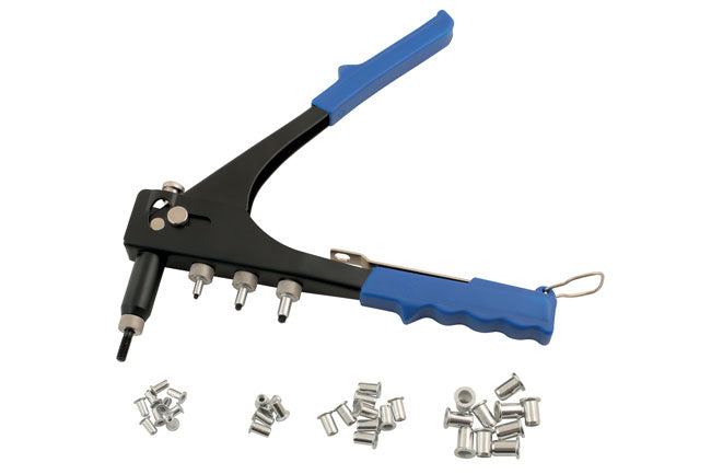 LASER 0979 RivNut Inserting Tool Supplied With 40 Nut Rivets M3 M4 M5 M6