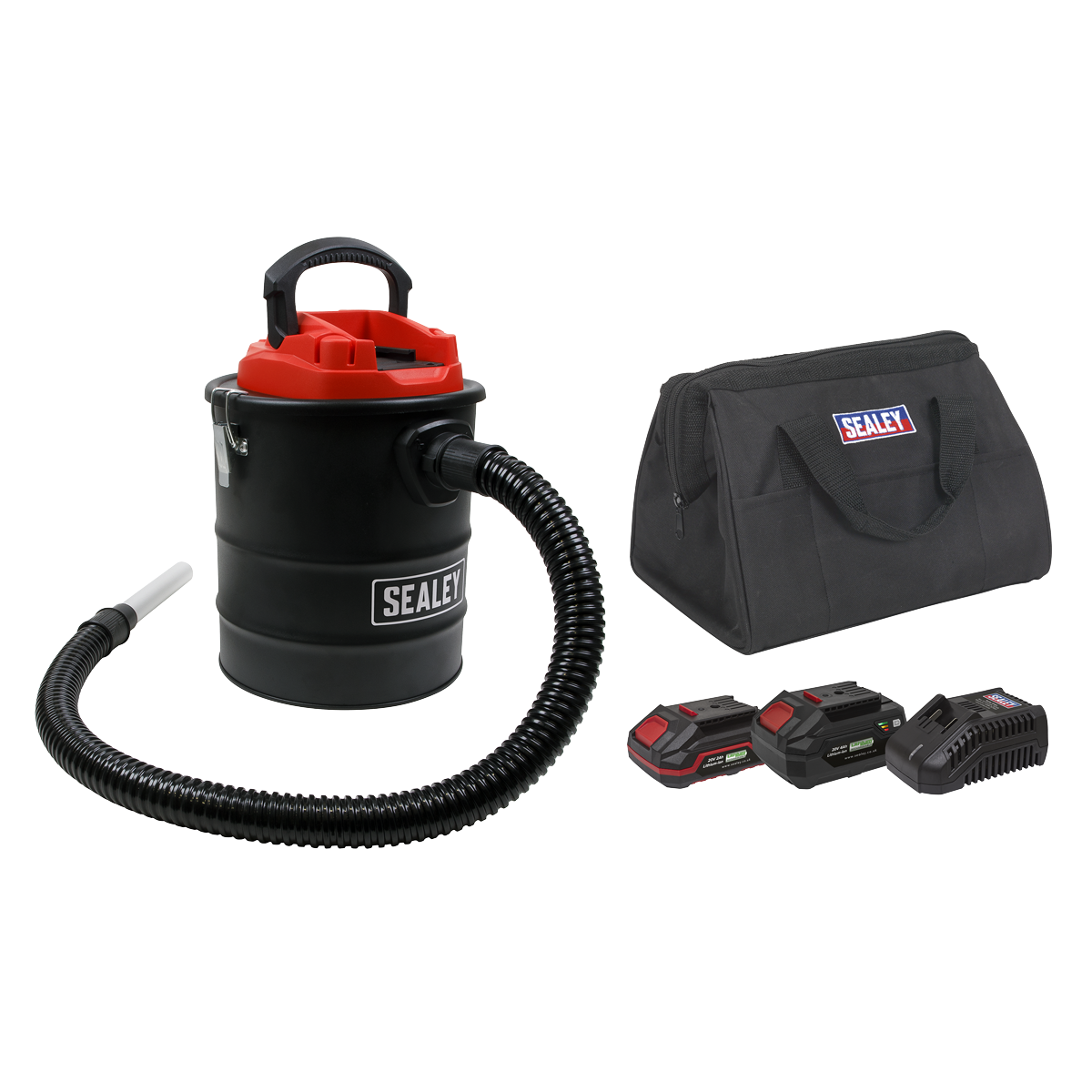Sealey 20V SV20 Series 15L Handheld Vacuum Cleaner Kit 2 Batteries CP20VAVKIT