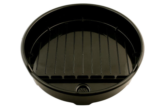 LASER 5628 20L Drain Pan For 205L Oil Drums Chemical Resistant Polyethylene