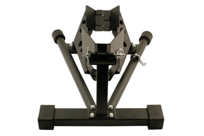 LASER 5671 Motorcycle Stand Wheel Chock 400mm 450mm 16" 17" Rubber Feet