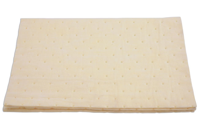 LASER 5713 Oil Absorption Pads 20 Pieces 500mm x 400mm x 2mm 0.6L Per Pad