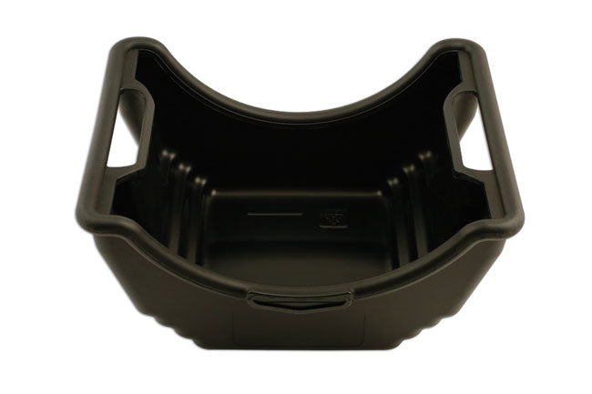 LASER 5722 Wheel Axle Oil Drain Catch Pan 3 L Black PE Plastic Heavy Duty