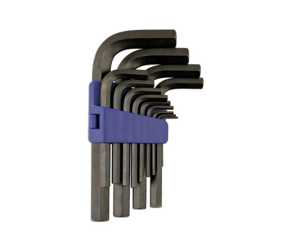 LASER 5786 13Pcs Screwdriver Metric Hex Allen Key Set Chrome Vanadium Steel