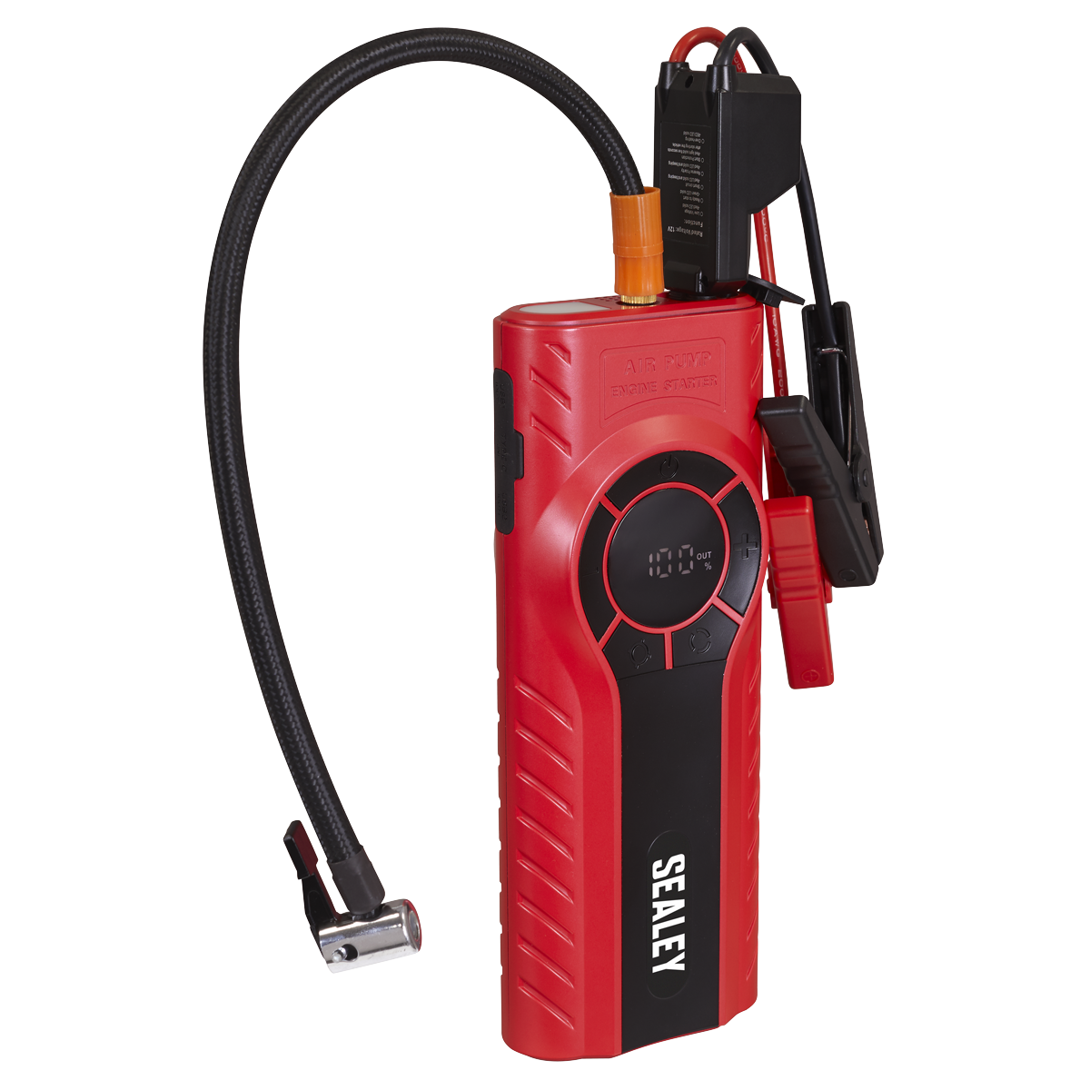 Sealey RoadStart 12V Jump Starter & Tyre Inflator 1200A Compact Lighweight