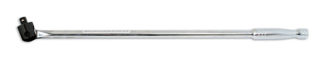 LASER 1343 Power Breaker Bar 1/2" Drive 600mm Replaceable Head Chrome Molybdenum