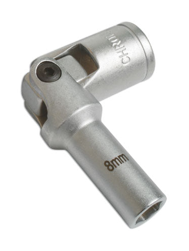 LASER 5854 Glow Plug Universal Joint Socket Wrench Insert Chrome Vanadium Steel